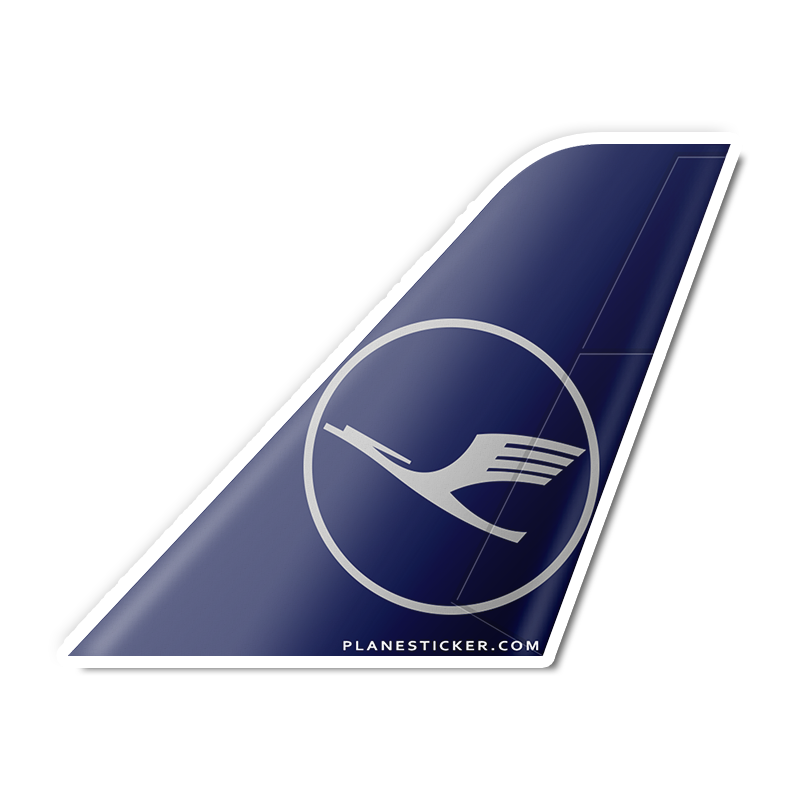 Lufthansa Tail – Plane Sticker