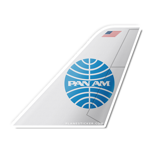 Pan Am Tagline Pan Am – Plane Sticker