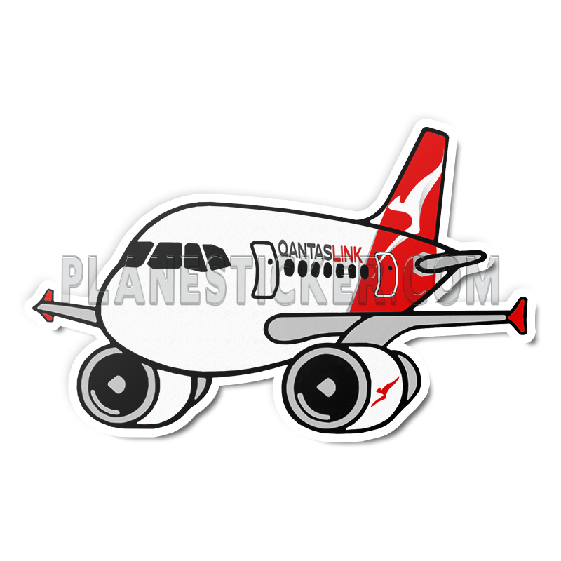 Qantaslink Airbus A320 – Plane Sticker