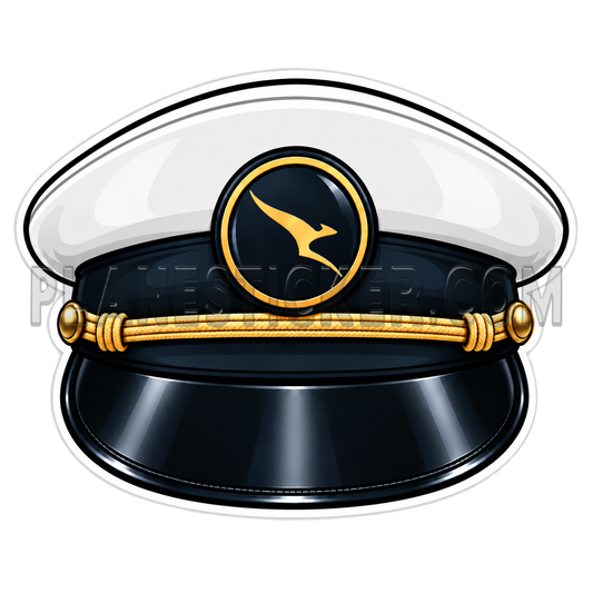 Qantas Pilot Hat First Officer