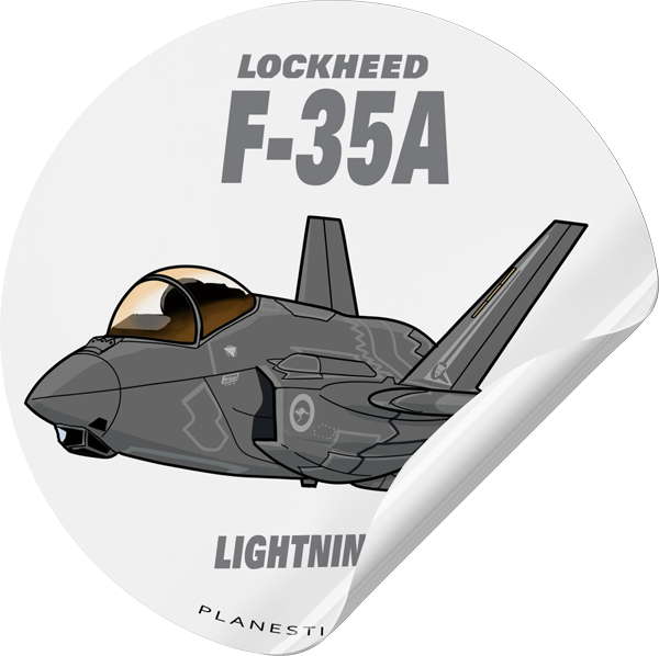 Sticker Lokheed RAAF Lockheed F-35A Lightning II – Plane Sticker