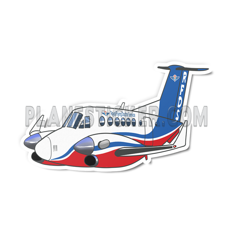 RFDS Beechcraft King Air B350 – Plane Sticker