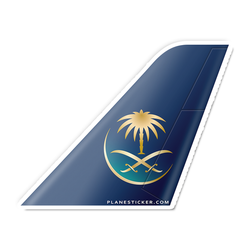 Saudia Arabian Airlines Tail – Plane Sticker