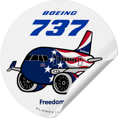 Southwest Boeing 737 MAX Freedom One 250
