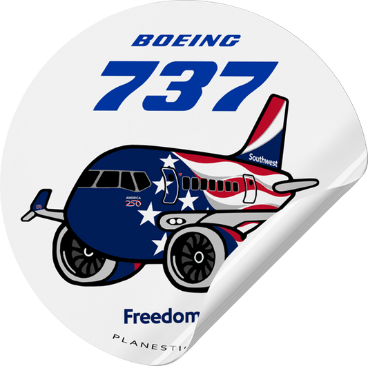 Southwest Boeing 737 MAX Freedom One 250