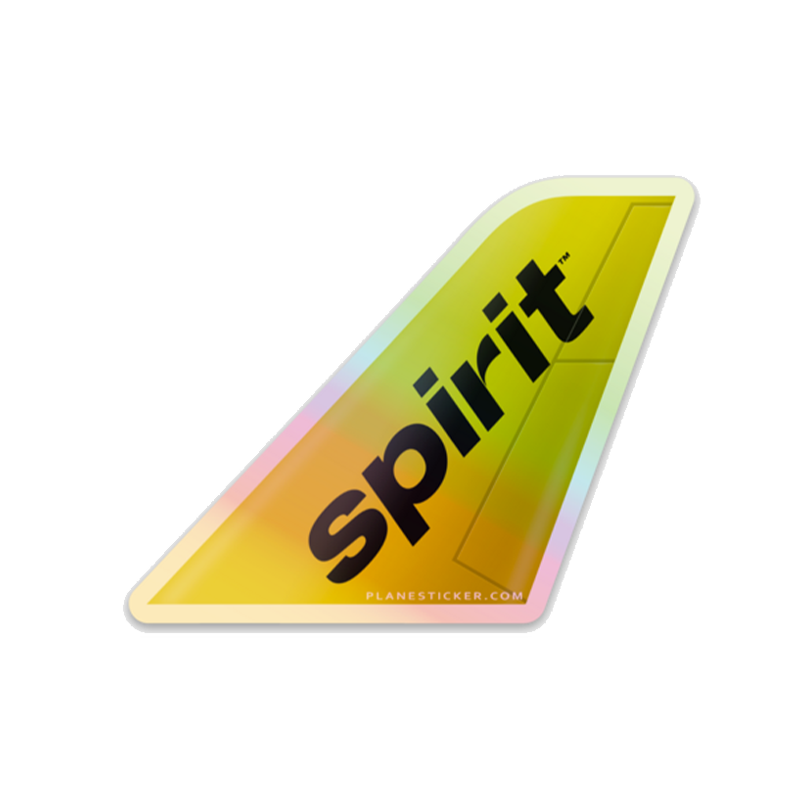 Spirit Airlines Tail Holographic