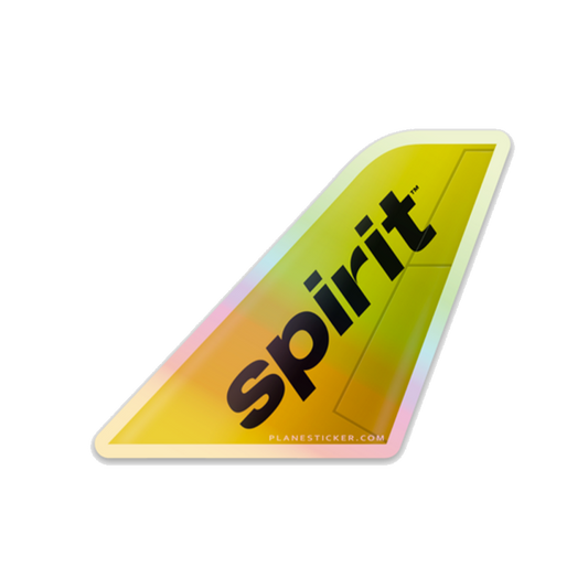 Spirit Airlines Tail Holographic