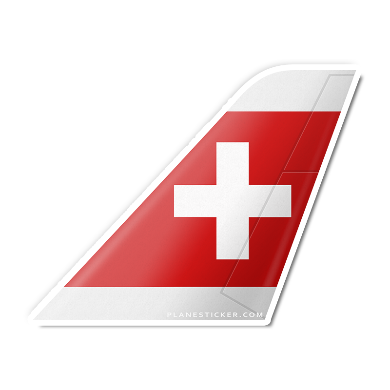 Swiss Tail – Plane Sticker