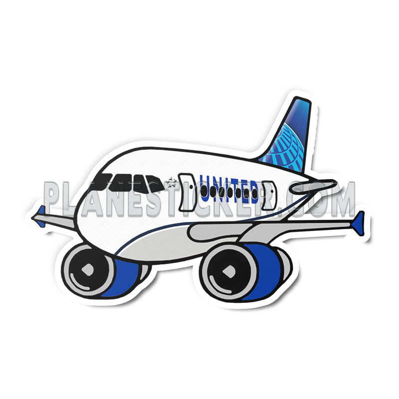 United Airbus A320 – Plane Sticker