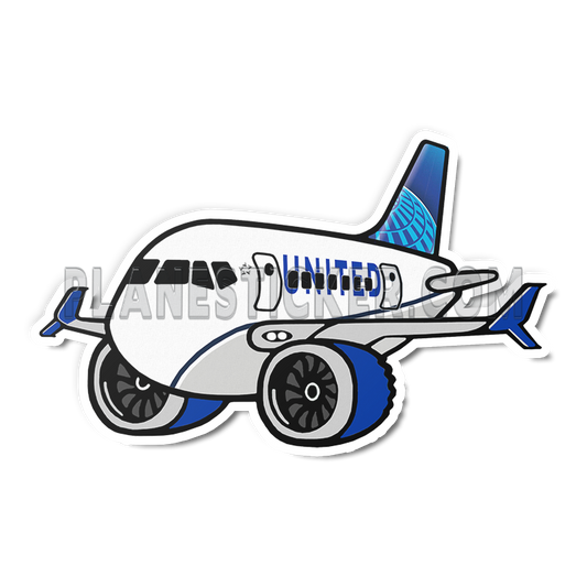 United Boeing 737 MAX Magnet