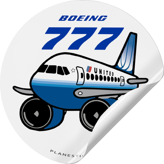 United Boeing 777 Tulip