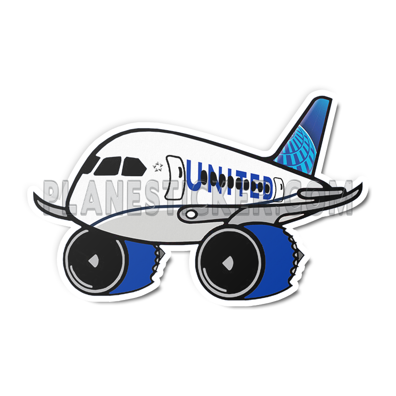 United Boeing 787 – Plane Sticker