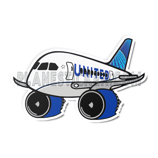 United Boeing 787 Magnet