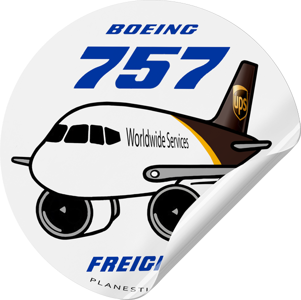 UPS Boeing 757F – Plane Sticker