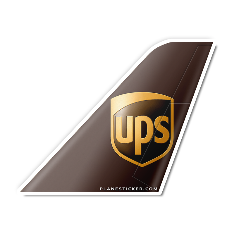 UPS Tail – Plane Sticker
