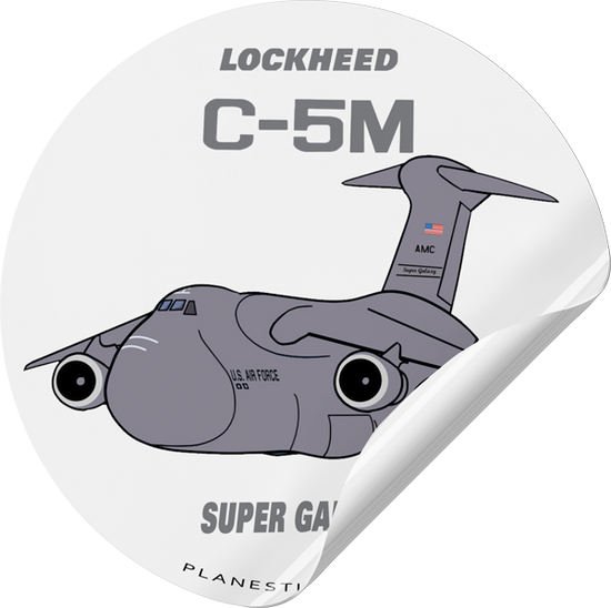 USAF Lockheed C-5 Galaxy – Plane Sticker