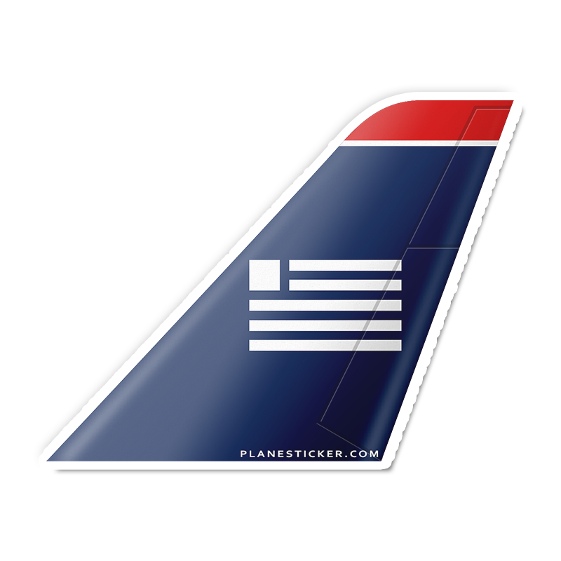 US Airways Tail – Plane Sticker